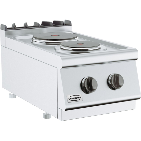 Combisteel Base 700 Elektroherd 2 Platten – Breite 400 – Art.-Nr.: 7178.0215 Combisteel Base 700 Elektroherd 2 Platten – Breite 400 – Art.-Nr.: 7178.0215