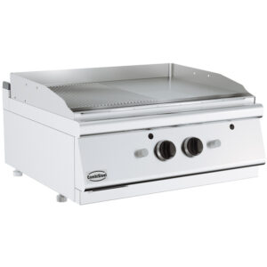 Combisteel Base 700 Gas Grillplatte Chrom/Gerillt