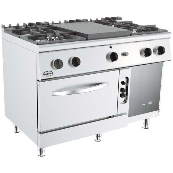 Combisteel Base 700 Glühplattenherd 4 Br. Gasbackofen Combisteel Base 700 Glühplattenherd 4 Br. Gasbackofen