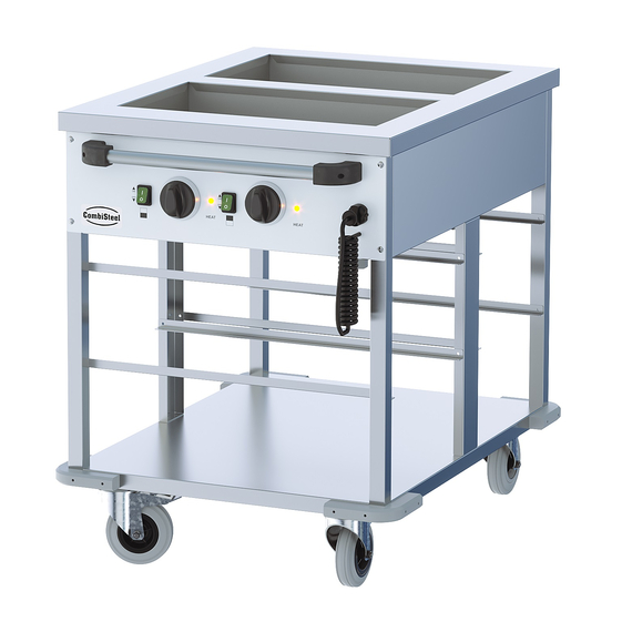 Combisteel Bain-Marie Wagen 2/1. 1 Combisteel Bain-Marie Wagen 2/1.