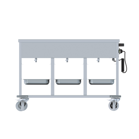 Combisteel Bain-Marie Wagen 3/1. 3 Combisteel Bain-Marie Wagen 3/1.