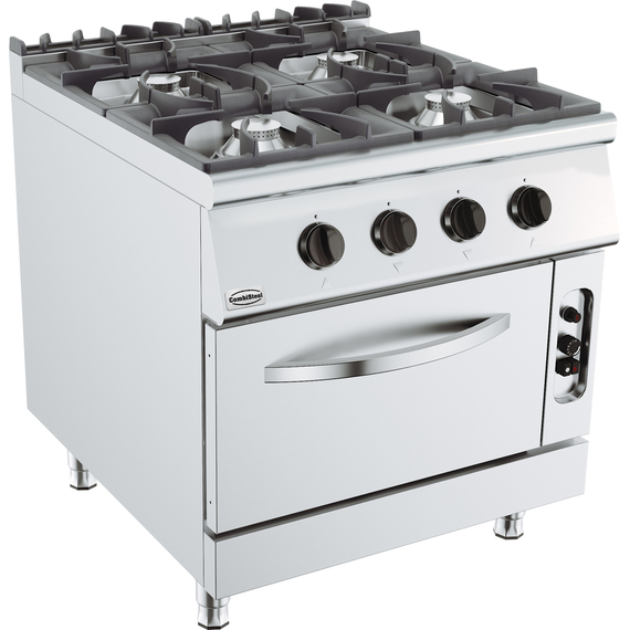 Combisteel Base 900 Gasherd 4 Br. mit Gasbackofen Combisteel Base 900 Gasherd 4 Br. mit Gasbackofen
