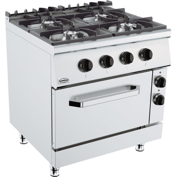 Combisteel Base 900 Gasherd 4 Br. mit El. Backofen Combisteel Base 900 Gasherd 4 Br. mit El. Backofen