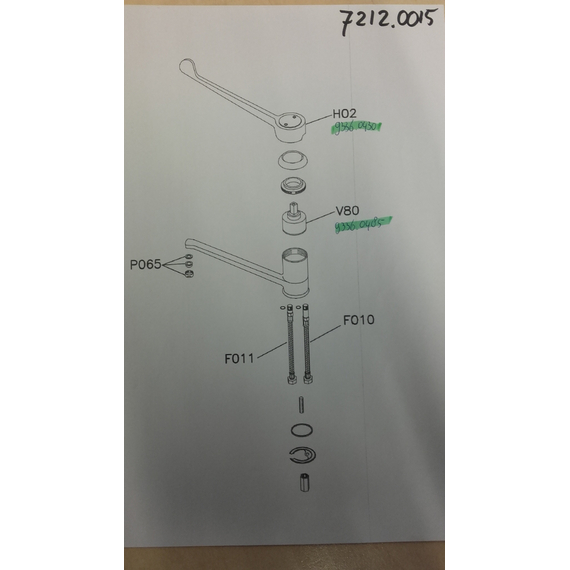 Combisteel Zapfen mit Ellebogenbedienung 1 Combisteel Zapfen mit Ellebogenbedienung