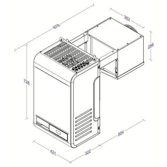 Combisteel Kühlaggregate Huckepack 6,6-12,6 mit Online-Anbindung 2 Combisteel Kühlaggregate Huckepack 6,6-12,6 mit Online-Anbindung
