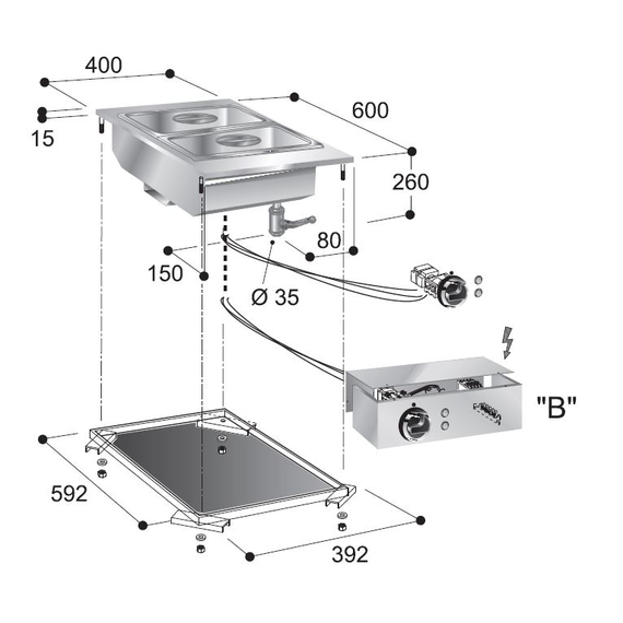 Combisteel Bain-Marie Module 1 Combisteel Bain-Marie Module
