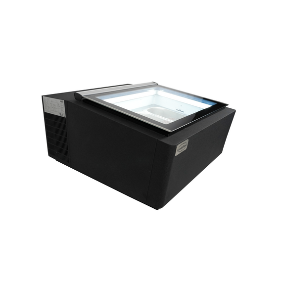Combisteel Tischmodell Speiseisvitrine Schwarz Öffnet Auf Der Kundenseite 3 Combisteel Tischmodell Speiseisvitrine Schwarz Öffnet Auf Der Kundenseite