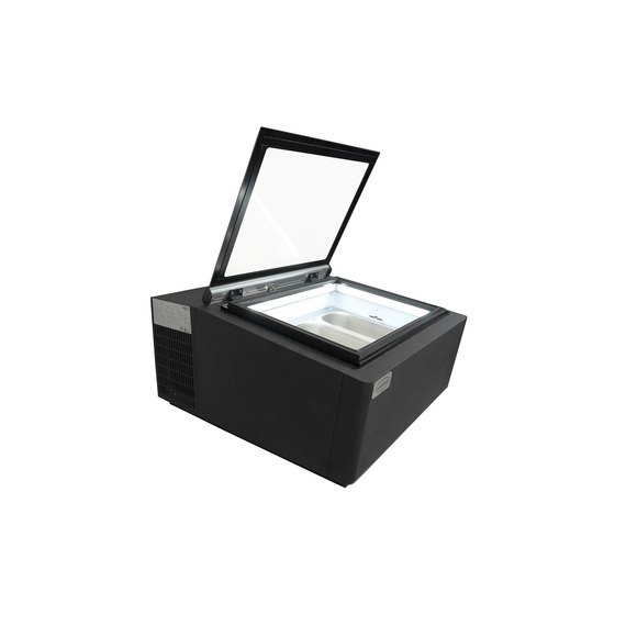 Combisteel Tischmodell Speiseisvitrine Schwarz Öffnet Auf Der Kundenseite 5 Combisteel Tischmodell Speiseisvitrine Schwarz Öffnet Auf Der Kundenseite