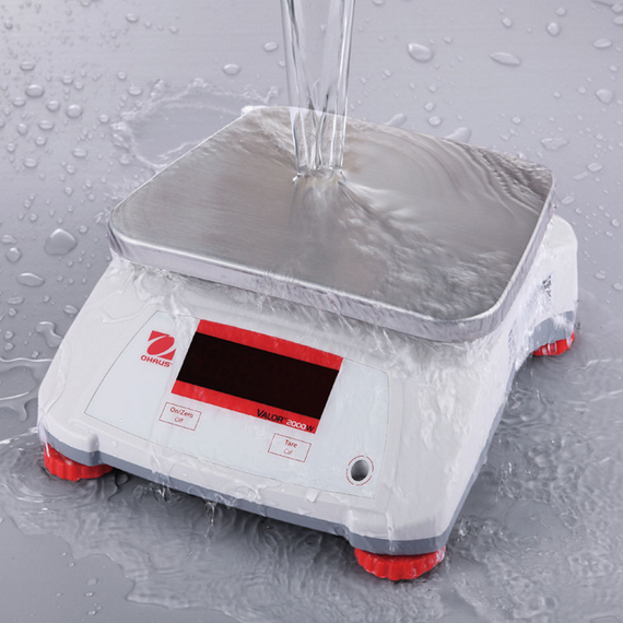 Wasserdichte Premium-Waage, Kapazität 6 kg, Teilung 2 g, 256x280x121 mm (BxTxH) 1 Wasserdichte Premium-Waage, Kapazität 6 kg, Teilung 2 g, 256x280x121 mm (BxTxH)