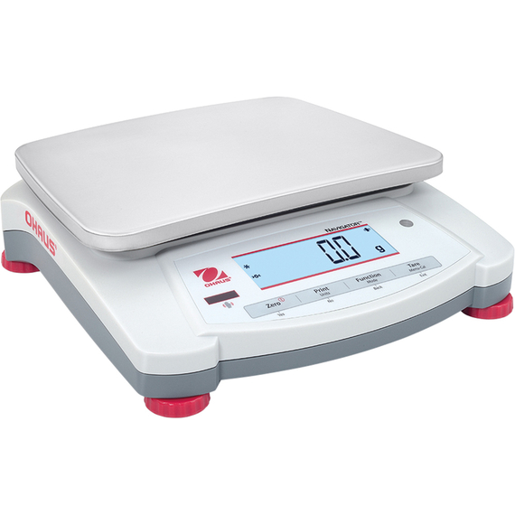 Portable Mehrzweckwaage Ohaus Navigator, 240x250x74 mm (BxTxH), Wägebereich bis 3,2 kg, Teilung 1 g Portable Mehrzweckwaage Ohaus Navigator, 240x250x74 mm (BxTxH), Wägebereich bis 3,2 kg, Teilung 1 g