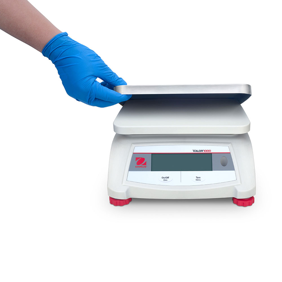 Küchenwaage, Kapazität 15 kg, Teilung 2 g, Abmessung 255 x 305 x 115 mm (BxTxH) 1 Küchenwaage, Kapazität 15 kg, Teilung 2 g, Abmessung 255 x 305 x 115 mm (BxTxH)