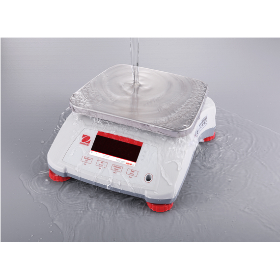 Wasserdichte Premium-Waage, Kapazität 15 kg, Teilung 5 g, 256x280x121 mm (BxTxH) 2 Wasserdichte Premium-Waage, Kapazität 15 kg, Teilung 5 g, 256x280x121 mm (BxTxH)