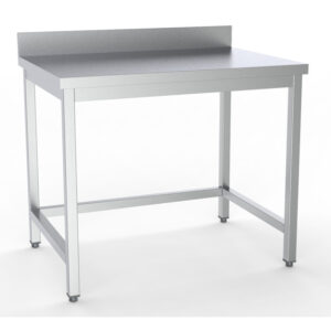 Combisteel 600 Arbeitstisch Offenem Unterbau Aufkantung Selbstmontage 800