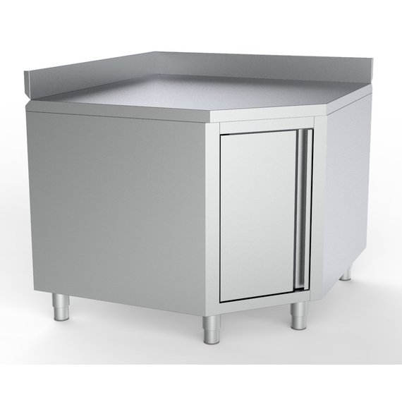 Combisteel Arbeitstisch Ecke mit Tür Und Aufkantung 1000/1000 für 600mm Tisch Combisteel Arbeitstisch Ecke mit Tür Und Aufkantung 1000/1000 für 600mm Tisch