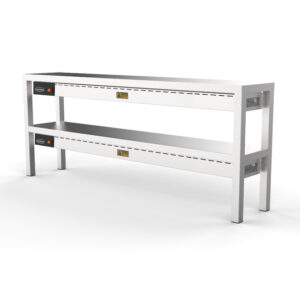 Combisteel Aufsatzbord Keramisch Beheizt 2 Stufig 2000 12 Heizelemente 250W – Breite 2000 – Art.-Nr.: 7333.0522