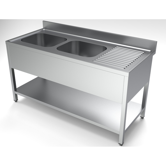Combisteel 700 Spültisch Grundboden 2 Links 1600 Combisteel 700 Spültisch Grundboden 2 Links 1600