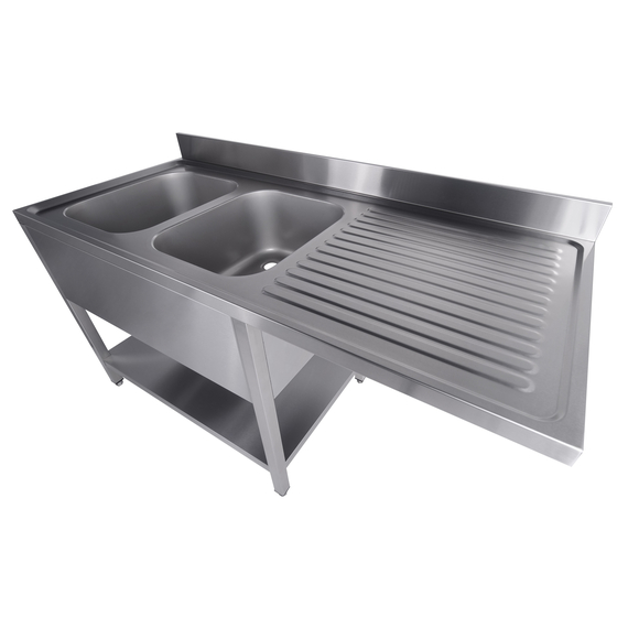 Combisteel 700 Spültisch Grundboden Spülmaschine Demontabel 2 Links 1600 1 Combisteel 700 Spültisch Grundboden Spülmaschine Demontabel 2 Links 1600
