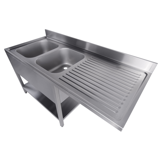 Combisteel 700 Spültisch Grundboden Spülmaschine Demontabel 2 Links 1600 2 Combisteel 700 Spültisch Grundboden Spülmaschine Demontabel 2 Links 1600