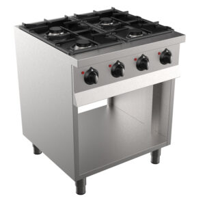 Combisteel Base 700 Gasherd 4 Br. – Breite 700