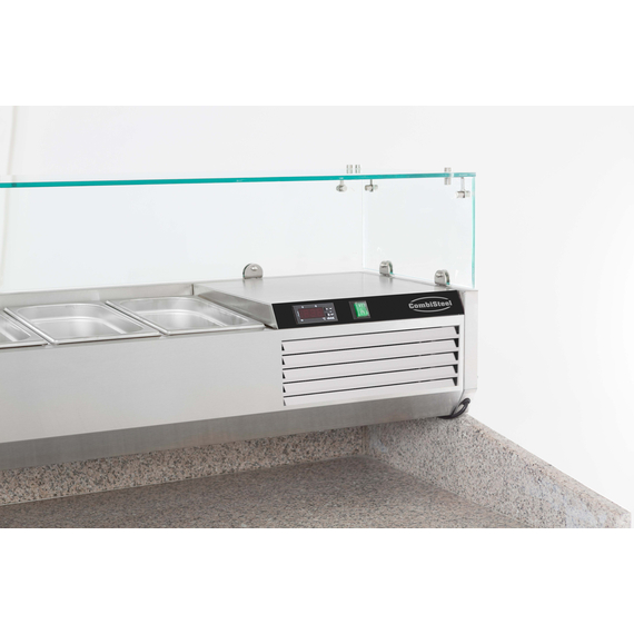 Combisteel Aufsatzvitrine 1/4 Gn X 6 2 Combisteel Aufsatzvitrine 1/4 Gn X 6