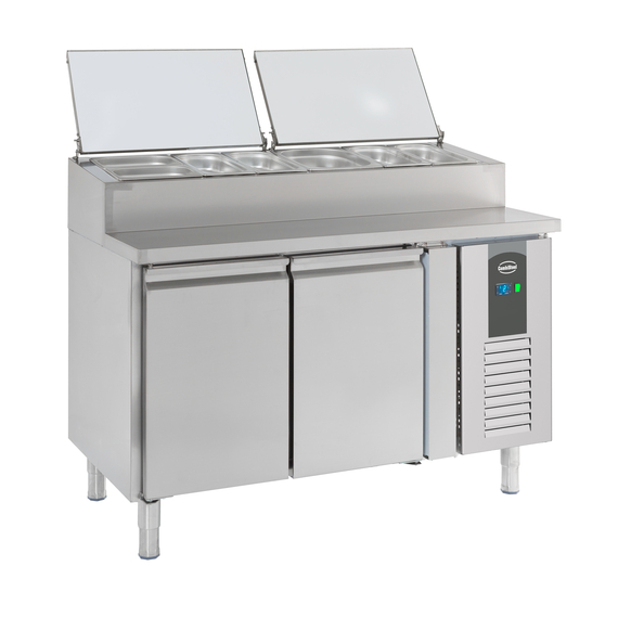 Combisteel Standard Line Saladette 2 Türen 6X1/3Gn Behälter 1 Combisteel Standard Line Saladette 2 Türen 6X1/3Gn Behälter