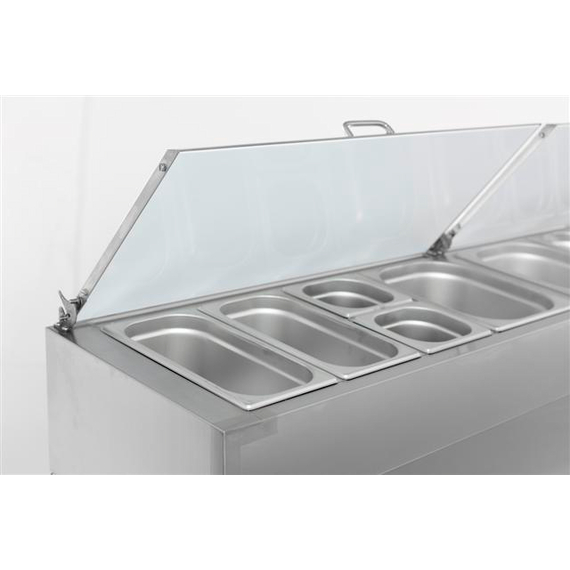 Combisteel Standard Line Saladette 3 Türen 8X1/3Gn Behälter 2 Combisteel Standard Line Saladette 3 Türen 8X1/3Gn Behälter