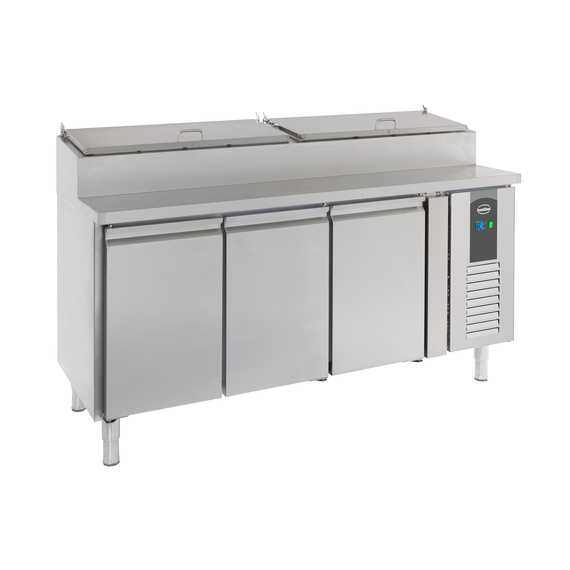 Combisteel Standard Line Saladette 3 Türen 8X1/3Gn Behälter Combisteel Standard Line Saladette 3 Türen 8X1/3Gn Behälter