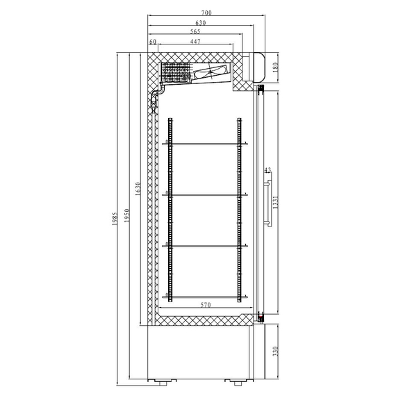 Combisteel Tiefkühlschrank 2 Glastüren – Breite 1370 – Art.-Nr.: 7450.0157 1 Combisteel Tiefkühlschrank 2 Glastüren – Breite 1370 – Art.-Nr.: 7450.0157