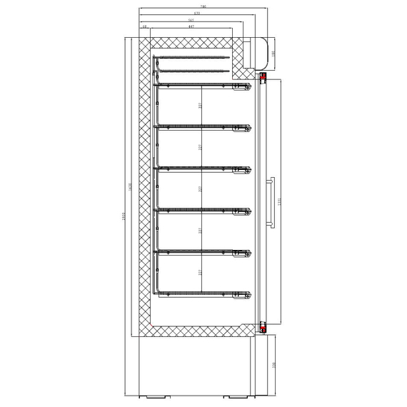 Combisteel Tiefkühlschrank 1 Glastür – Breite 680 – Art.-Nr.: 7450.0165 1 Combisteel Tiefkühlschrank 1 Glastür – Breite 680 – Art.-Nr.: 7450.0165