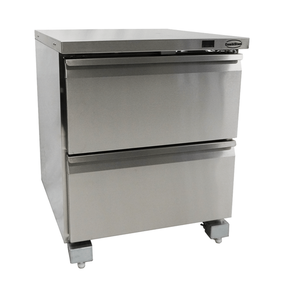 Combisteel Edelstahl Tiefkühlschrank 2 Schubladen 1 Combisteel Edelstahl Tiefkühlschrank 2 Schubladen