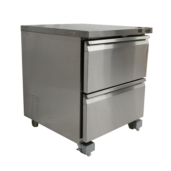 Combisteel Edelstahl Tiefkühlschrank 2 Schubladen 4 Combisteel Edelstahl Tiefkühlschrank 2 Schubladen