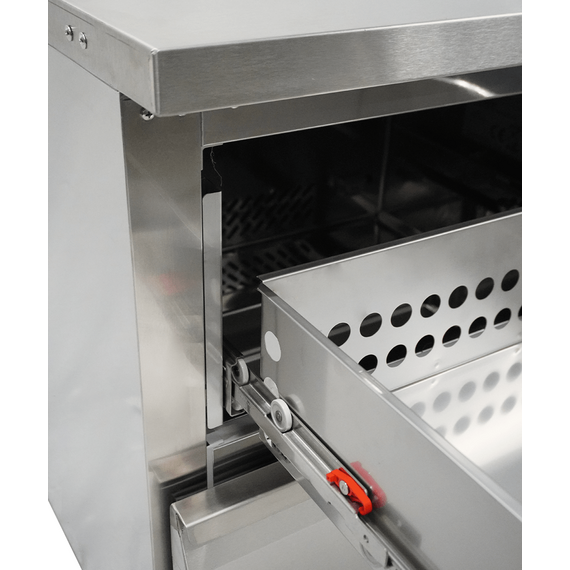 Combisteel Edelstahl Tiefkühlschrank 2 Schubladen 7 Combisteel Edelstahl Tiefkühlschrank 2 Schubladen