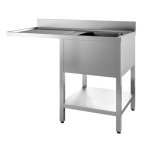 Combisteel 700 Spültisch Grundboden Spülmaschine Demontabel 1 Rechts 1200