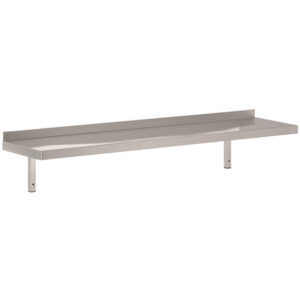 Combisteel 300 Edelstahl Wandborde 1200 Inkl. Konsoles – Breite 1200 – Art.-Nr.: 7455.0630