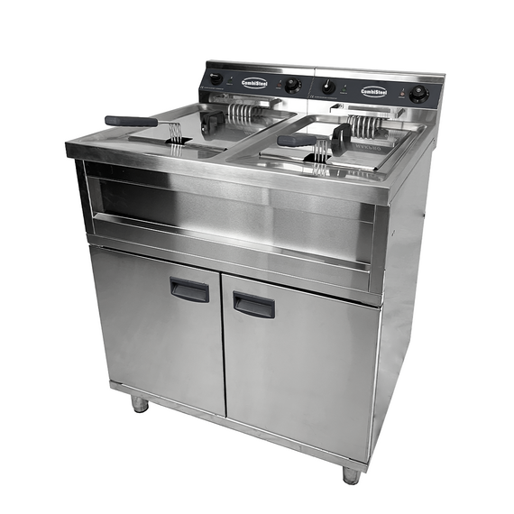 Combisteel Elektro Friteuse 2X12L 2X6Kw 1 Combisteel Elektro Friteuse 2X12L 2X6Kw