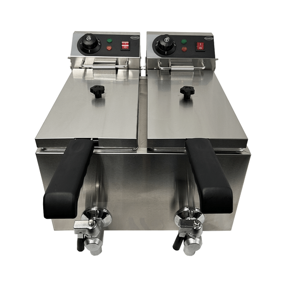 Combisteel Elektro Tischfriteuse 2X4 L 1 Combisteel Elektro Tischfriteuse 2X4 L