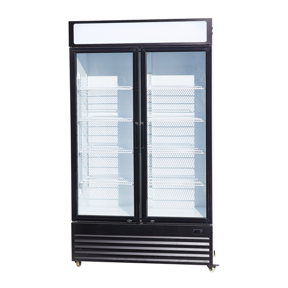 Combisteel Kühlschrank 2 Glastüren Bez-750 Gd 1 Combisteel Kühlschrank 2 Glastüren Bez-750 Gd