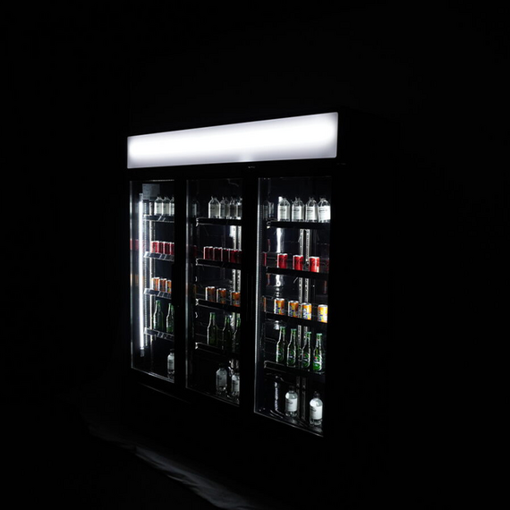 Combisteel Kühlschrank 3 Glastüren Schwarz Fcu-1200 Bl 9 Combisteel Kühlschrank 3 Glastüren Schwarz Fcu-1200 Bl