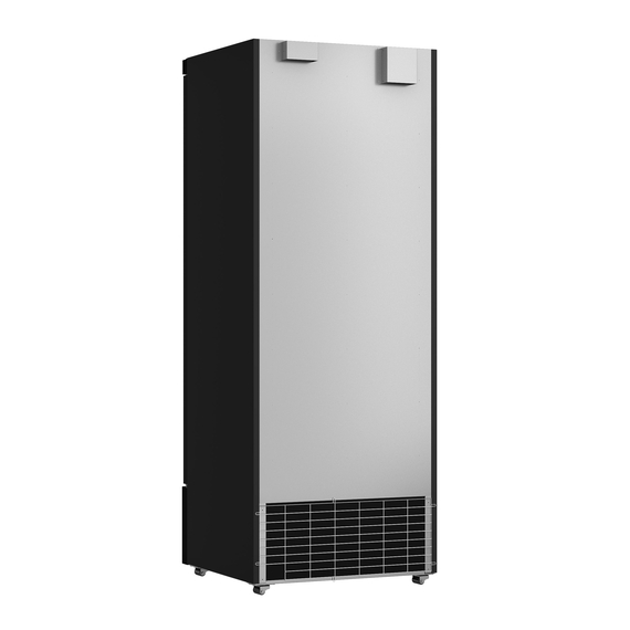 Combisteel Tiefkühlschrank 1 Glastür Schwarz Jde-600F Bl 2 Combisteel Tiefkühlschrank 1 Glastür Schwarz Jde-600F Bl