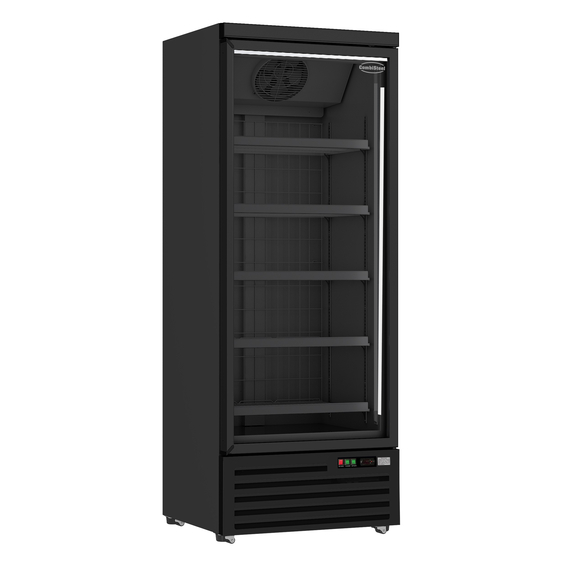 Combisteel Tiefkühlschrank 1 Glastür Schwarz Jde-600F Bl Combisteel Tiefkühlschrank 1 Glastür Schwarz Jde-600F Bl