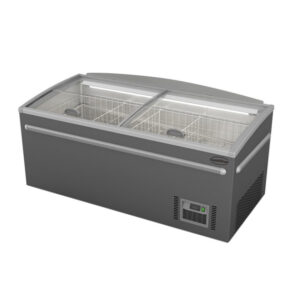 Combisteel Supermarkt Tiefkühltruhe Grau Kopf Element Automatische Abtauung