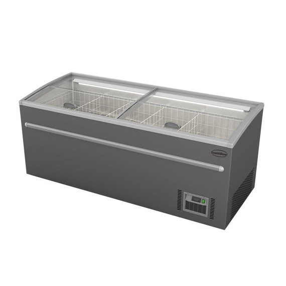 Combisteel Supermarkt Tiefkühltruhe Grau 2100 Automatische Abtauung Combisteel Supermarkt Tiefkühltruhe Grau 2100 Automatische Abtauung
