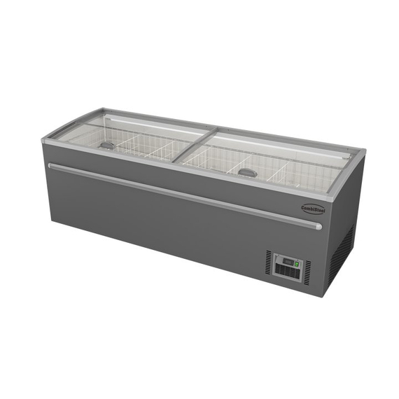 Combisteel Supermarkt Tiefkühltruhe Grau 2500 Automatische Abtauung Combisteel Supermarkt Tiefkühltruhe Grau 2500 Automatische Abtauung