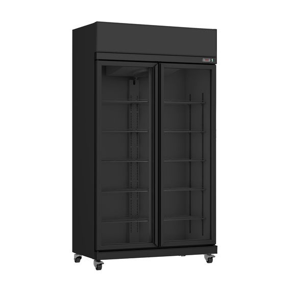 Combisteel Kühlschrank 2 Glastüren Schwarz Irm-770 Bl Combisteel Kühlschrank 2 Glastüren Schwarz Irm-770 Bl