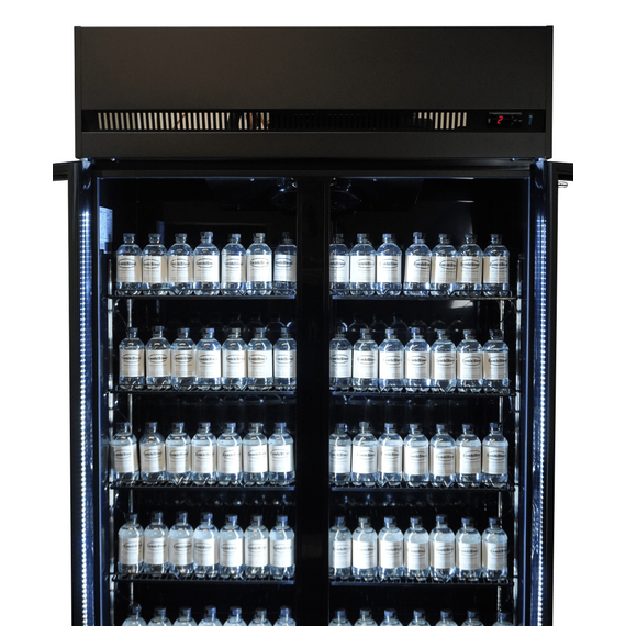 Combisteel Kühlschrank 2 Glastüren Schwarz Irm-770 Bl 7 Combisteel Kühlschrank 2 Glastüren Schwarz Irm-770 Bl