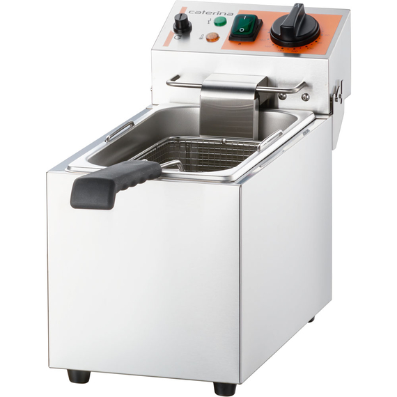 Fritteuse CATERINA, 8 Liter, 290x430x265 mm (BxTxH), 3 kW 230 V Fritteuse CATERINA, 8 Liter, 290x430x265 mm (BxTxH), 3 kW 230 V