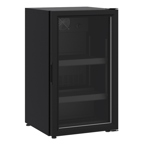 Combisteel Kühlschrank Tischmodel Glastür 136L Schwarz Combisteel Kühlschrank Tischmodel Glastür 136L Schwarz