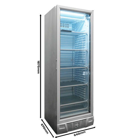 Combisteel Tiefkühlschrank 1 Glastür 382L – Breite 640 – Art.-Nr.: 7464.0062 2 Combisteel Tiefkühlschrank 1 Glastür 382L – Breite 640 – Art.-Nr.: 7464.0062