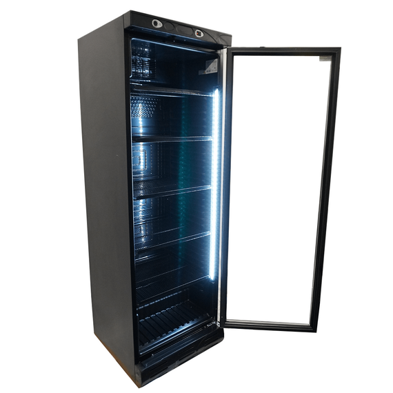 Combisteel Kühlschrank 1 Glastür 382L Schwarz Keine Canopy 2 Combisteel Kühlschrank 1 Glastür 382L Schwarz Keine Canopy