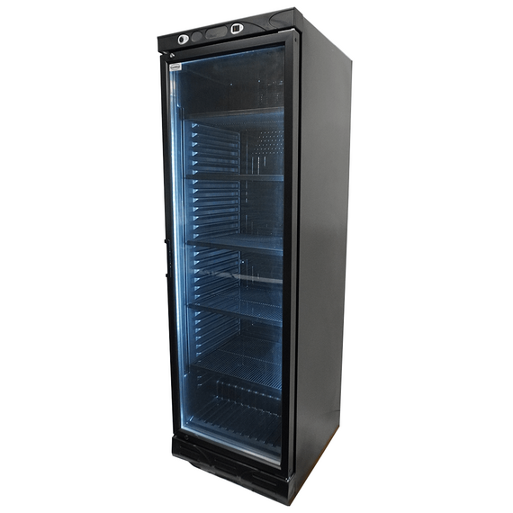 Combisteel Kühlschrank 1 Glastür 382L Schwarz Keine Canopy 1 Combisteel Kühlschrank 1 Glastür 382L Schwarz Keine Canopy